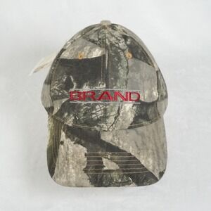 NWT Mossy Oak Chipola Camo Baseball Cap Snapback Red Embroidered Logo Adjustable